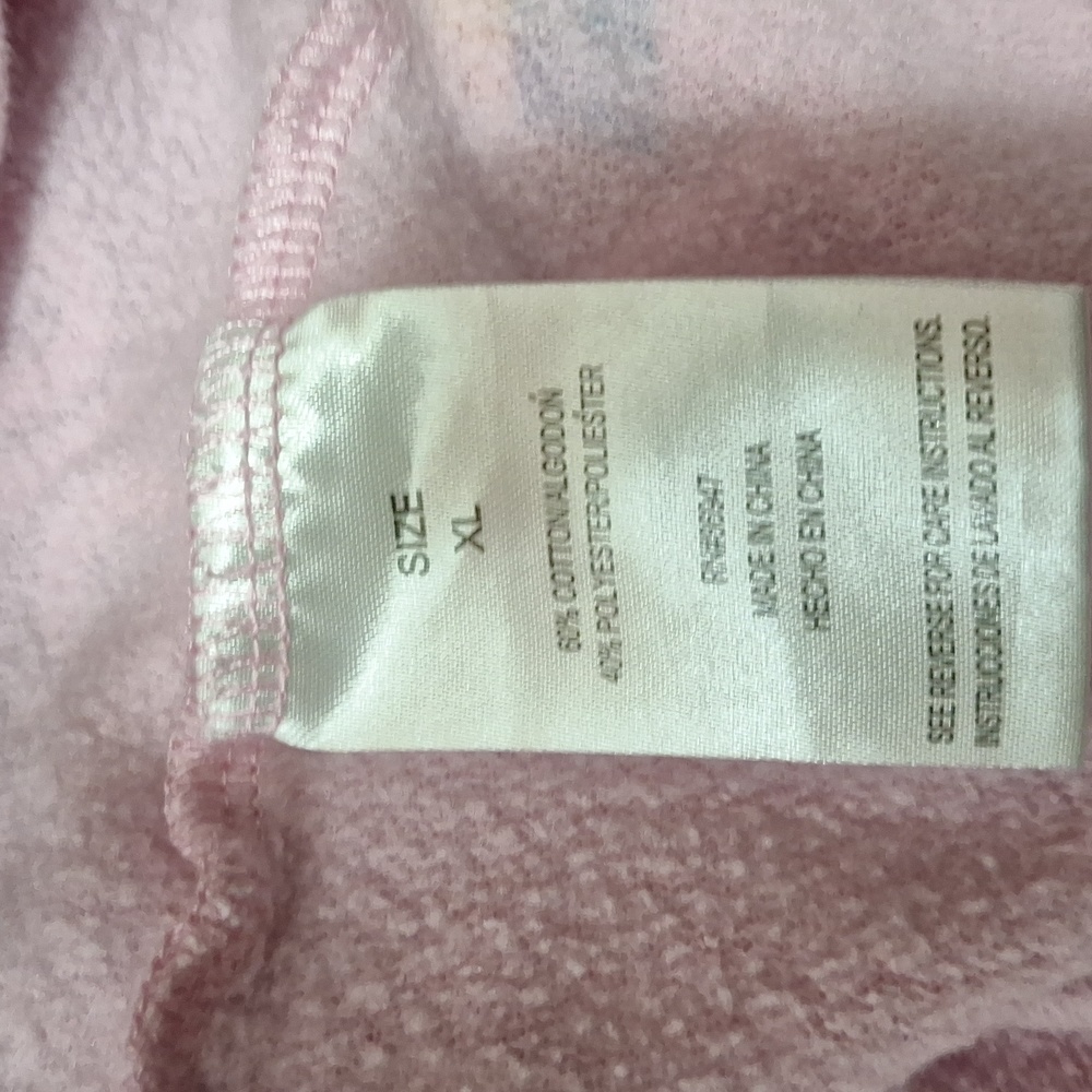 Polaroid long sleeve hoodie sweatshirt - XL - pink - Picture 4 of 6